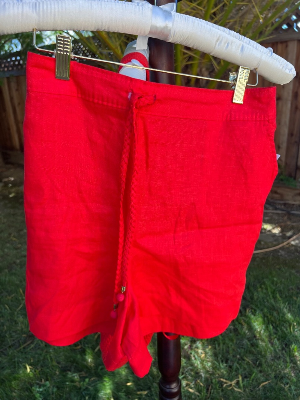 NWT Cynthia Rowley linen shorts SZ L - Picture 9 of 16